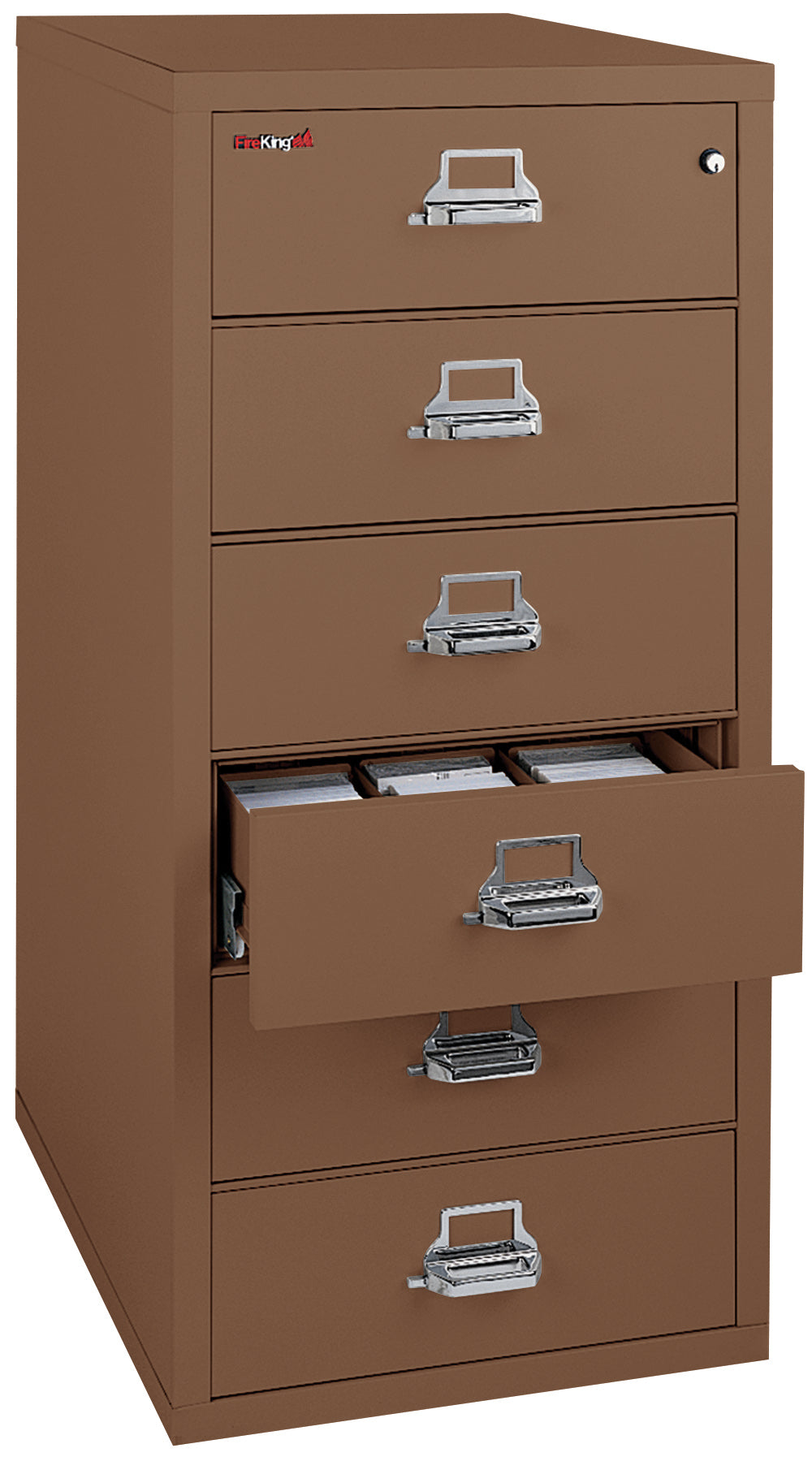 6 drawer card check and note file (Tan)