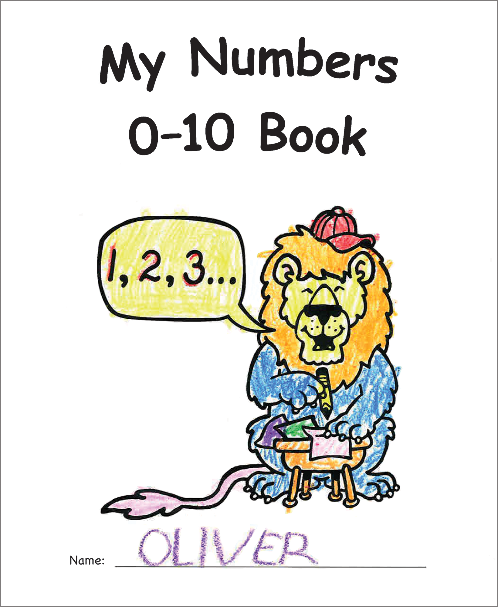 My Own Books™: My Numbers 0–10 Book