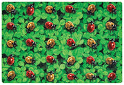 Real Ladybug Seating Rug - 6ft x 9ft - Rectangle - Red