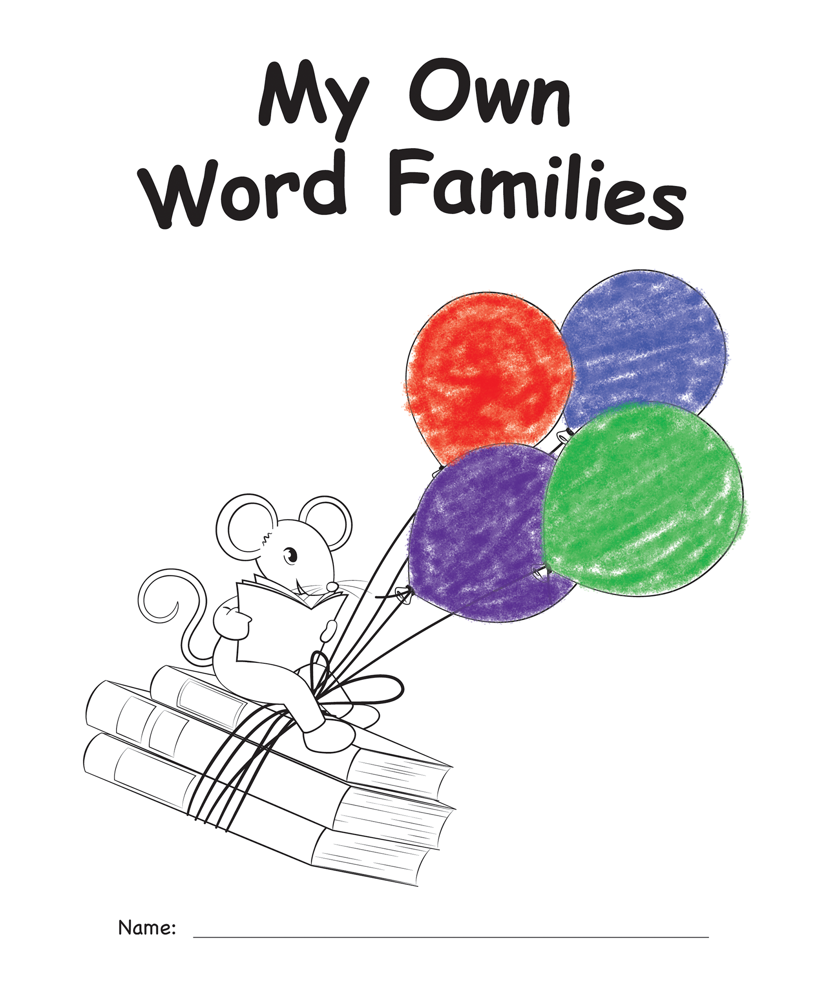 My Own Books™: My Word Families Book