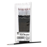 No. 4 - Hardwood Handle - Aluminum Ferrule - 1 Dozen