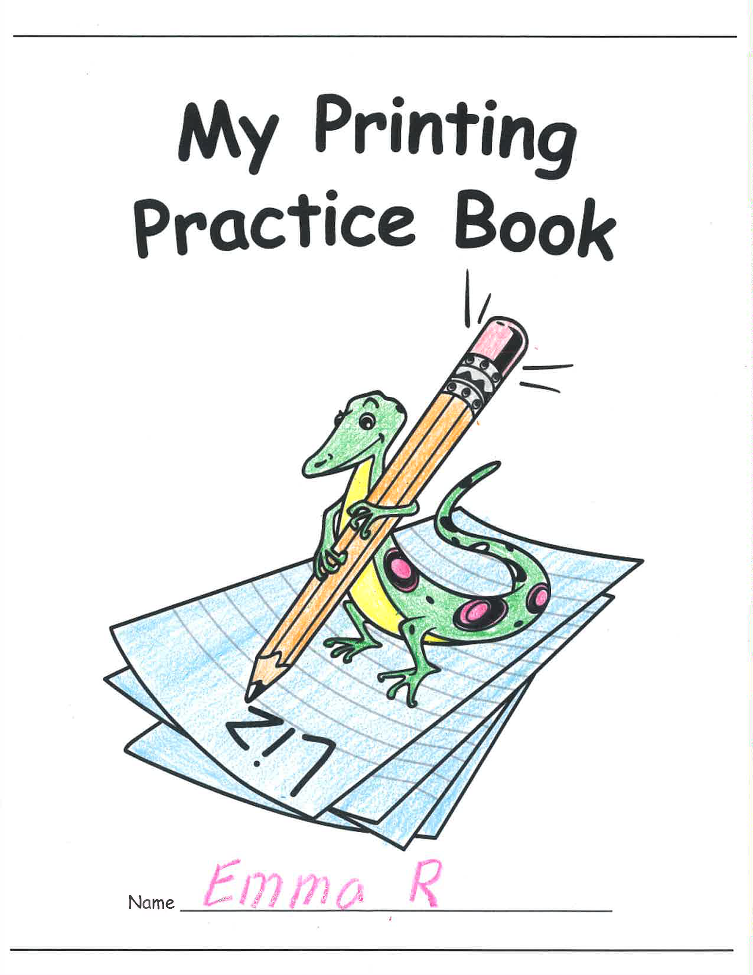 My Own Books™: My Printing Practice Book