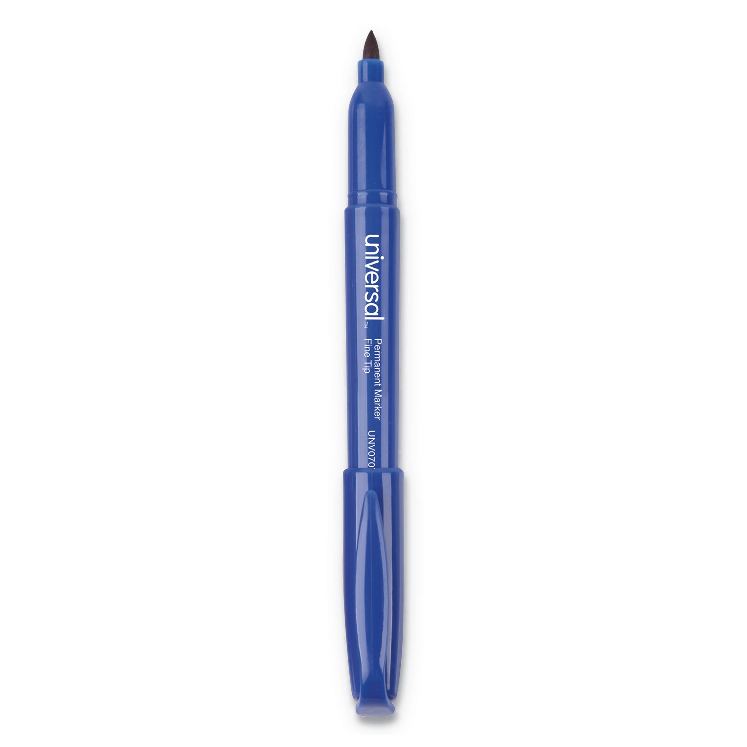 Pen-Style Permanent Marker, Fine Bullet Tip, Blue