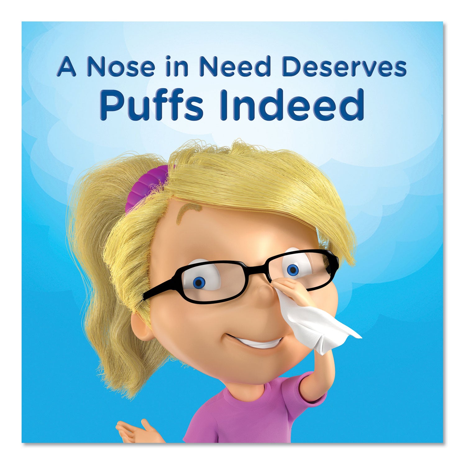 Puffs Ultra Soft Facial Tissue - 2 Ply - WhiteBox - 56/Box - 1 Pack