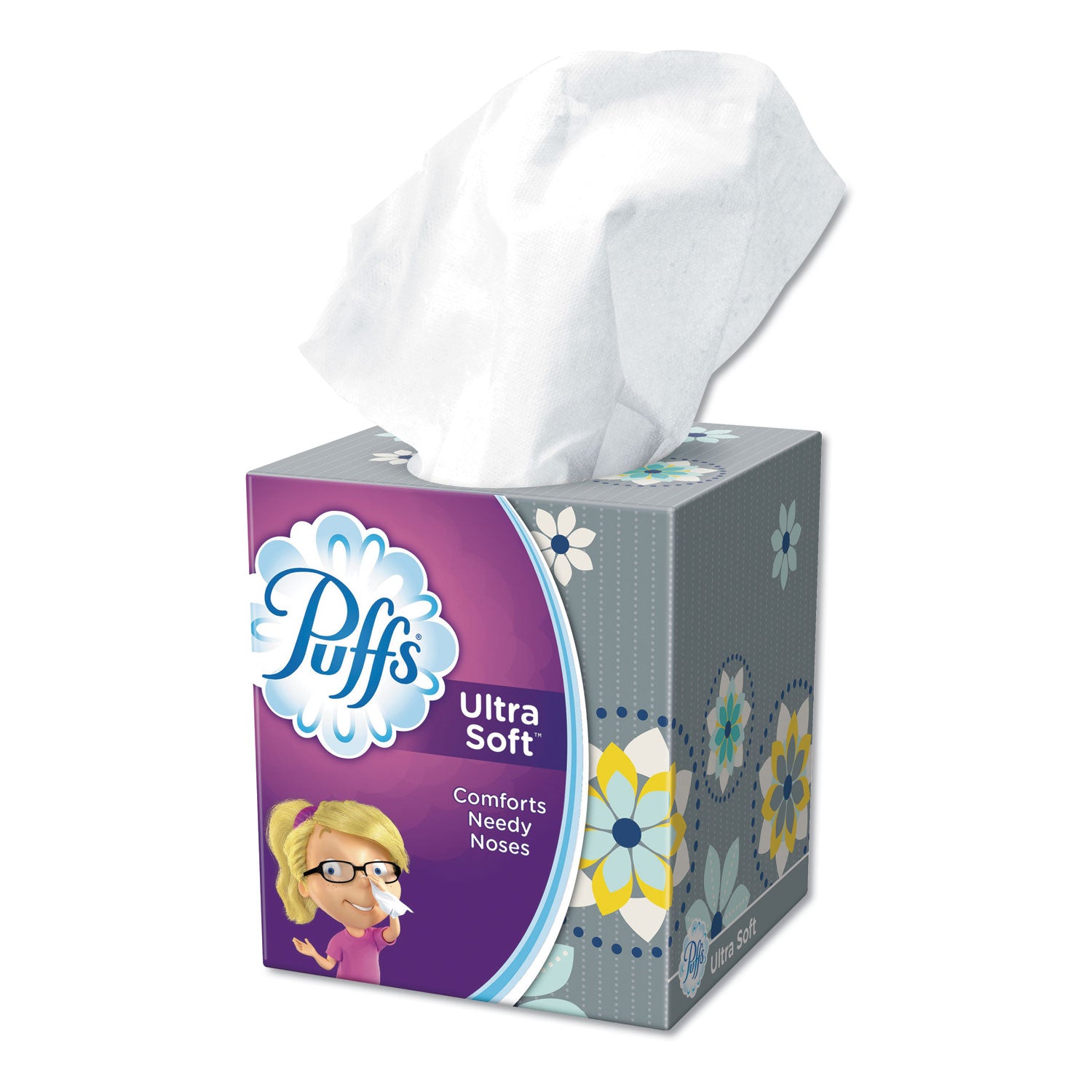 Puffs Ultra Soft Facial Tissue - 2 Ply - WhiteBox - 56/Box - 1 Pack