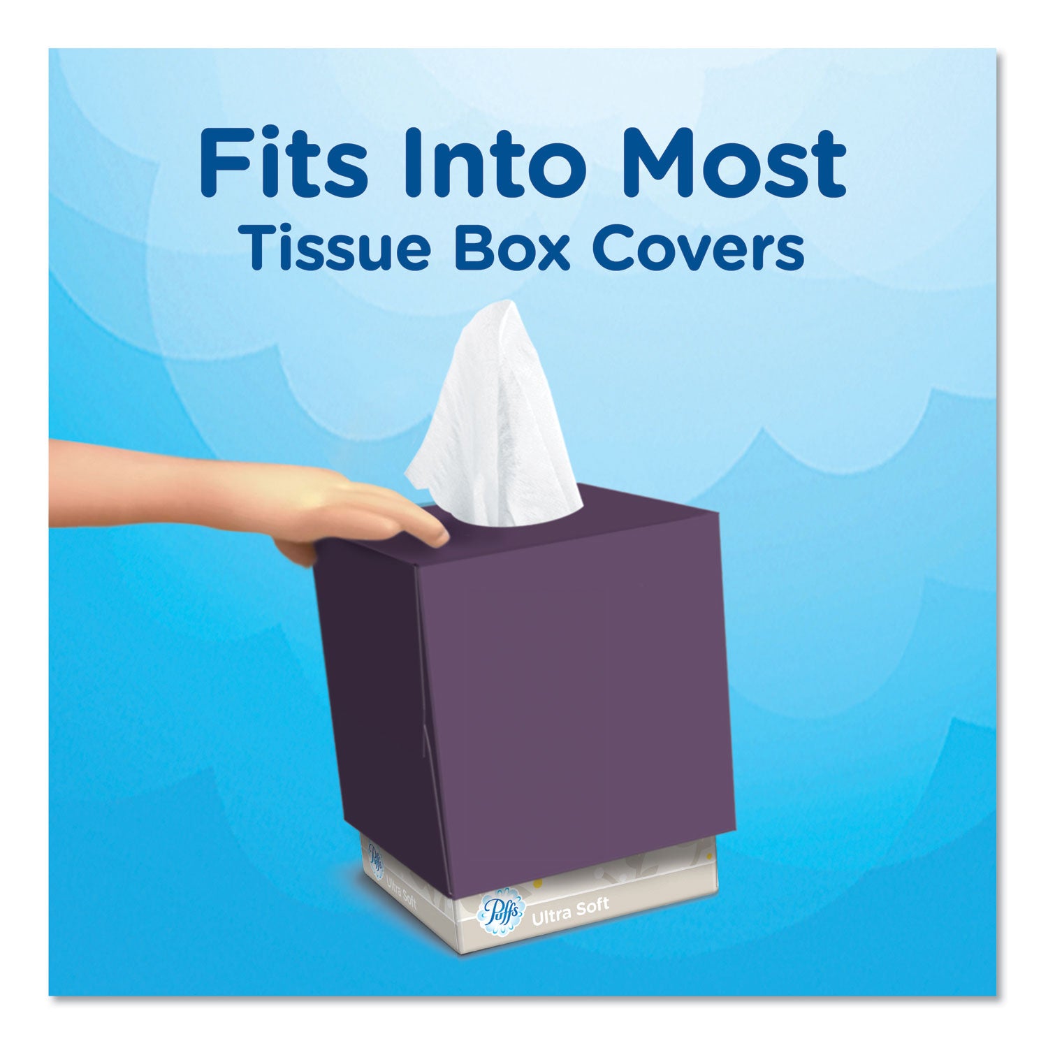 Puffs Plus Lotion Facial Tissues - 2 Ply - WhiteBox - 56/Box - 6 / Carton