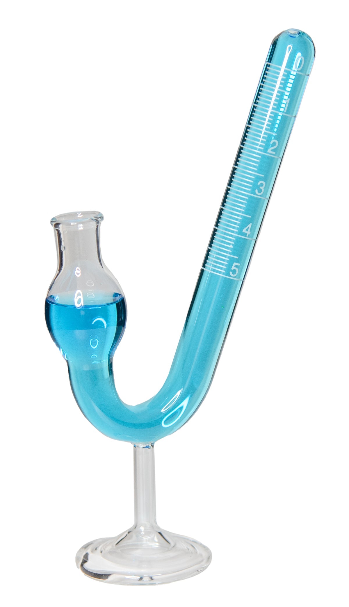 Fermentation Tube, Borosilicate Glass, Graduated, 5ml, with Base, Case of 100