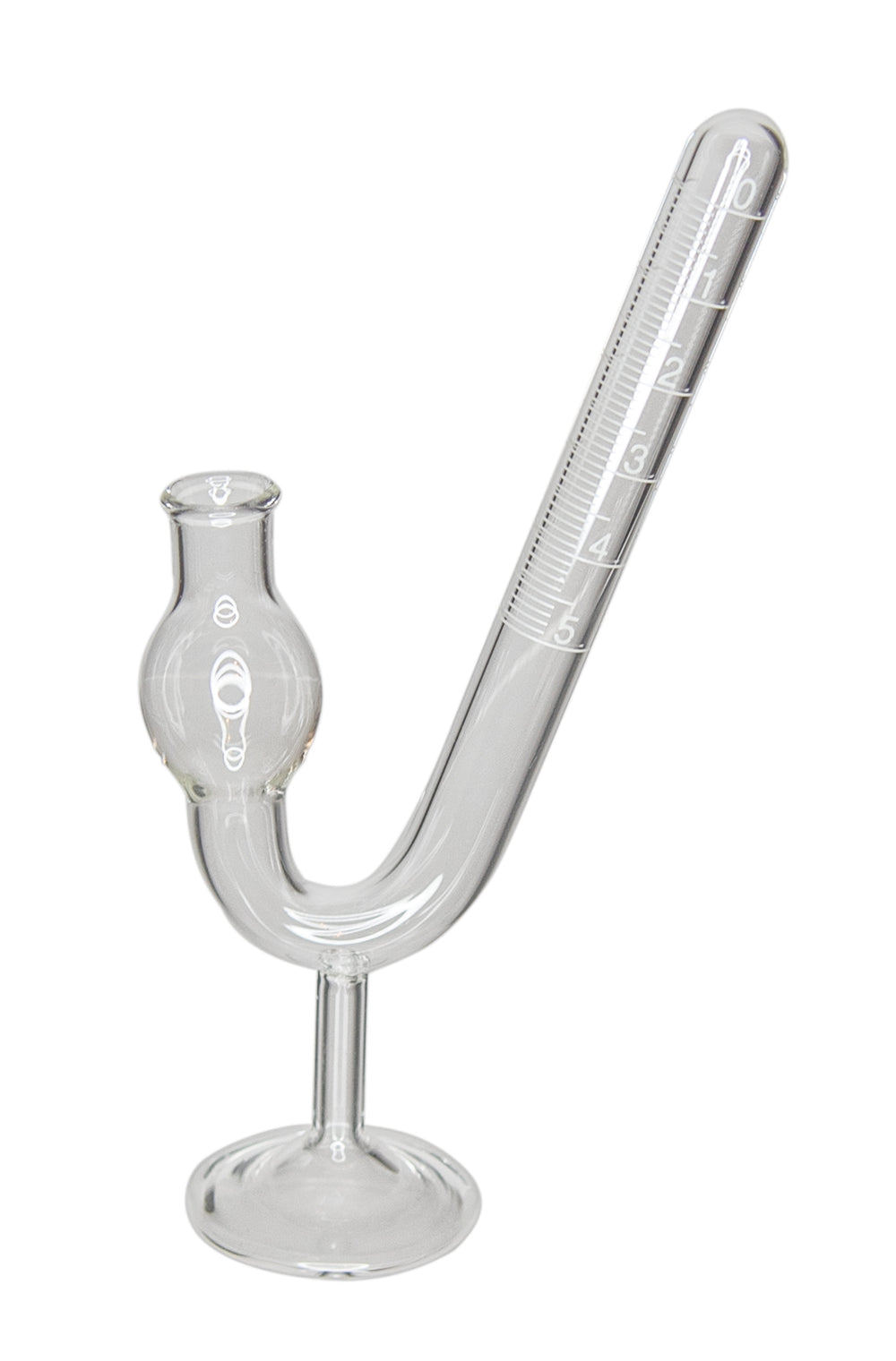 Fermentation Tube, Borosilicate Glass, Graduated, 5ml, with Base, Pack of 10