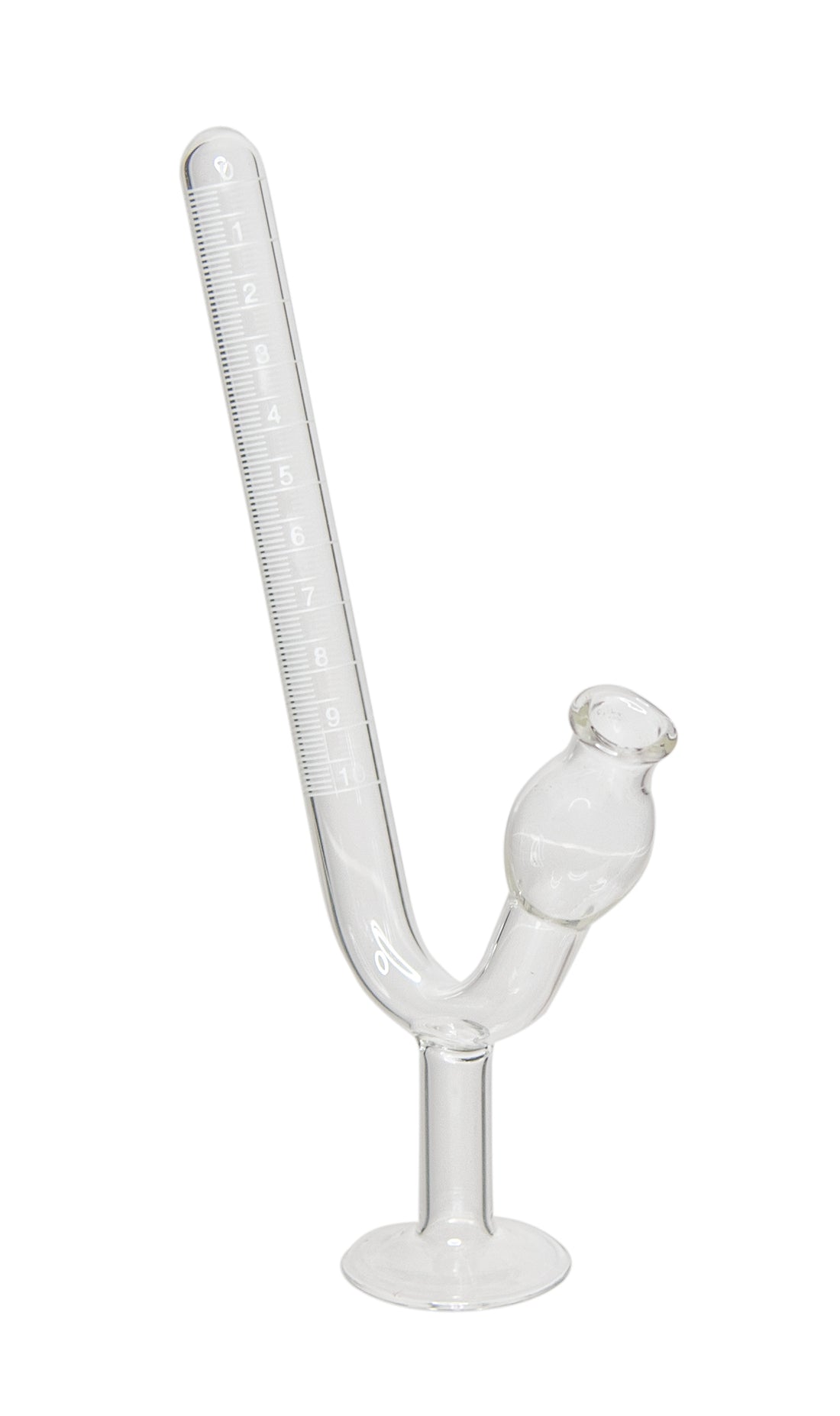 Fermentation Tube, Borosilicate Glass, Graduated, 10ml, with Base, Pack of 5