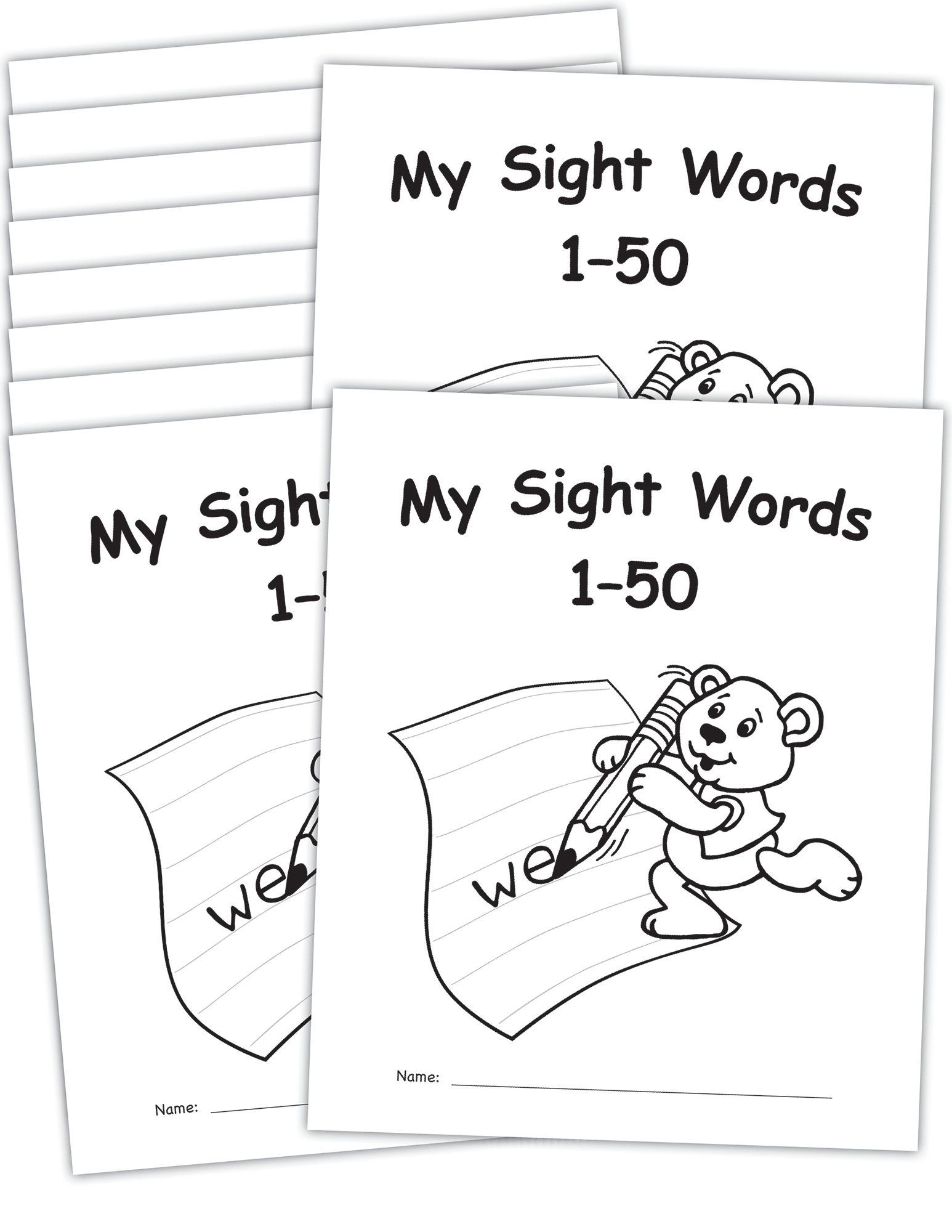 My Own Books™: Sight Words 1–50, 10-pack