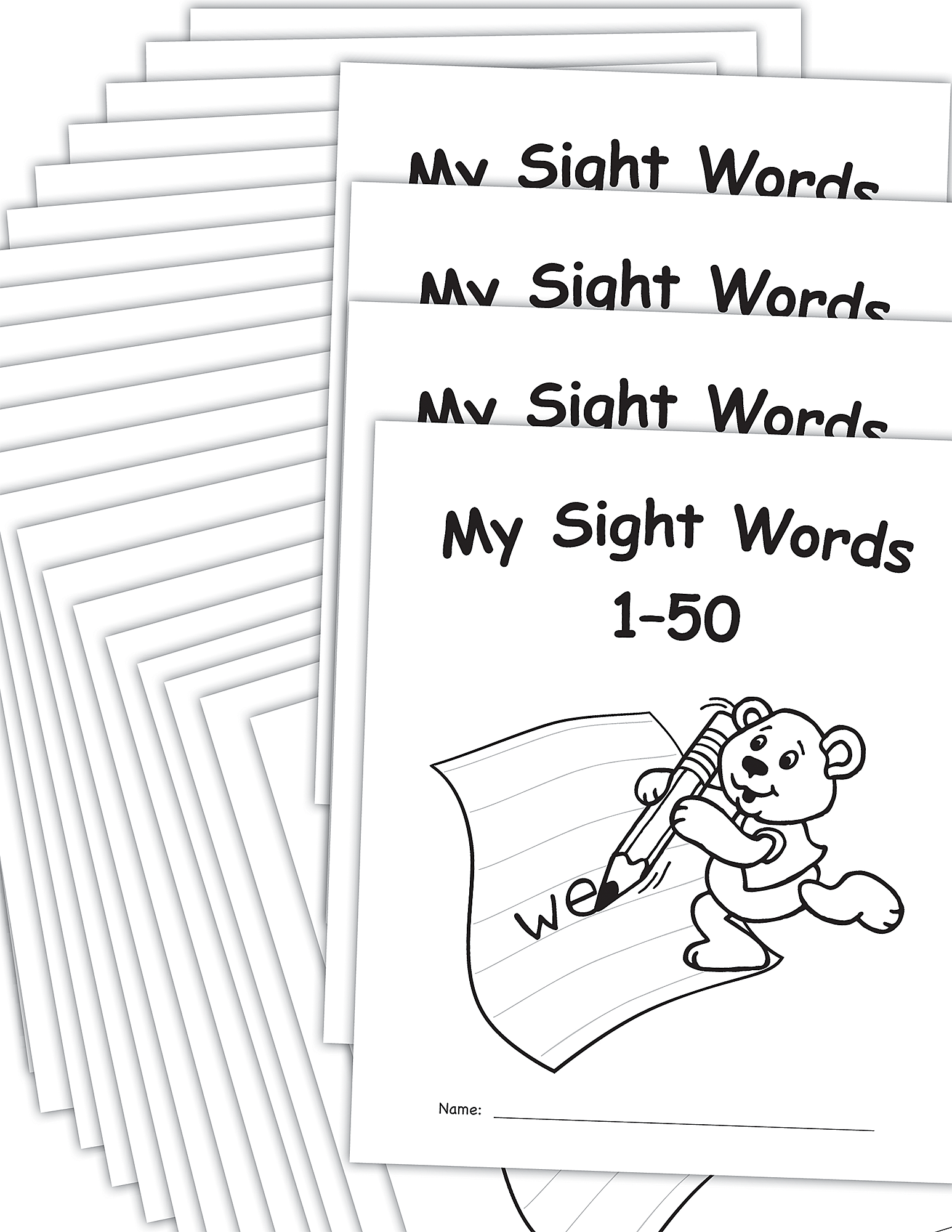 My Own Books™: Sight Words 1–50, 25-pack