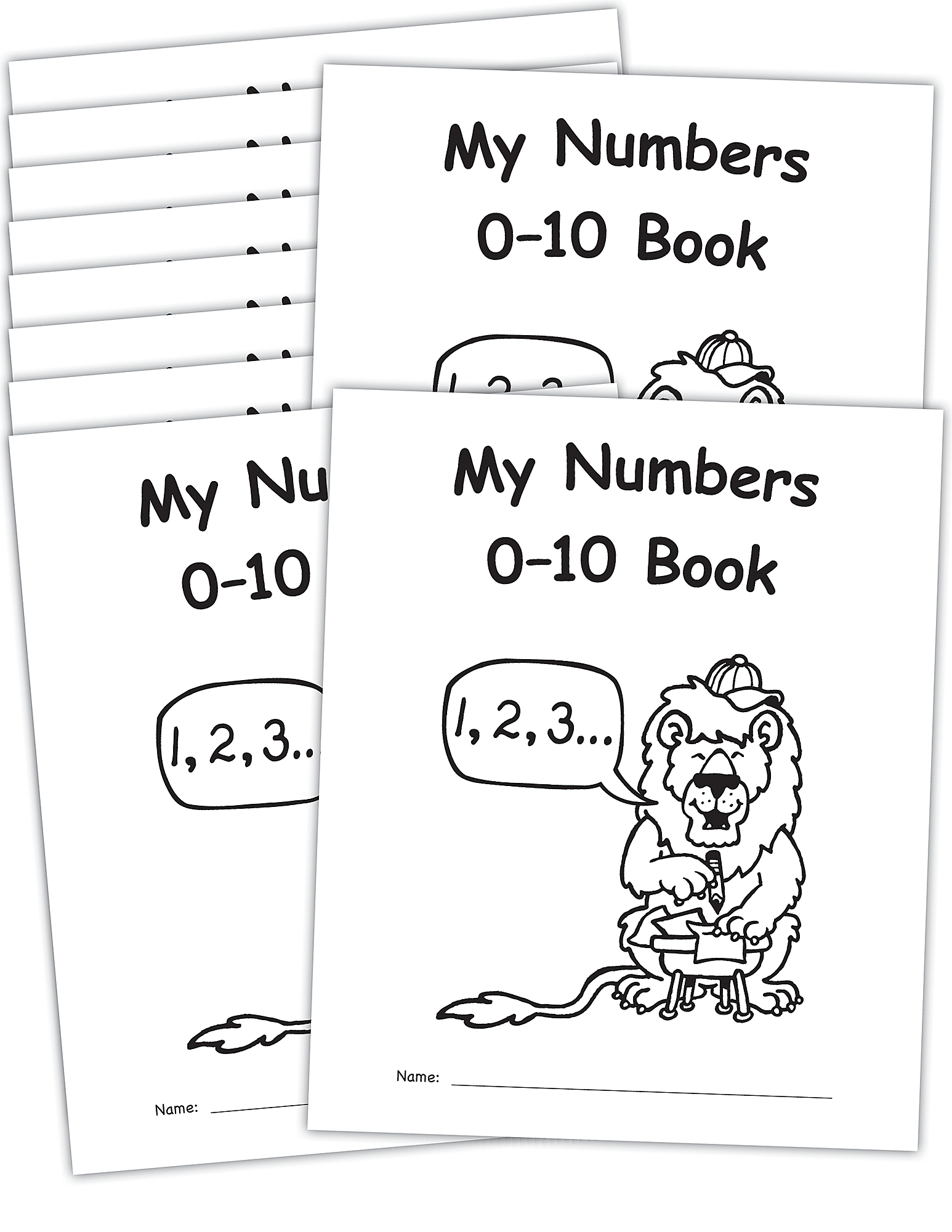 My Own Books™: My Numbers 0–10 Book, 10-pack