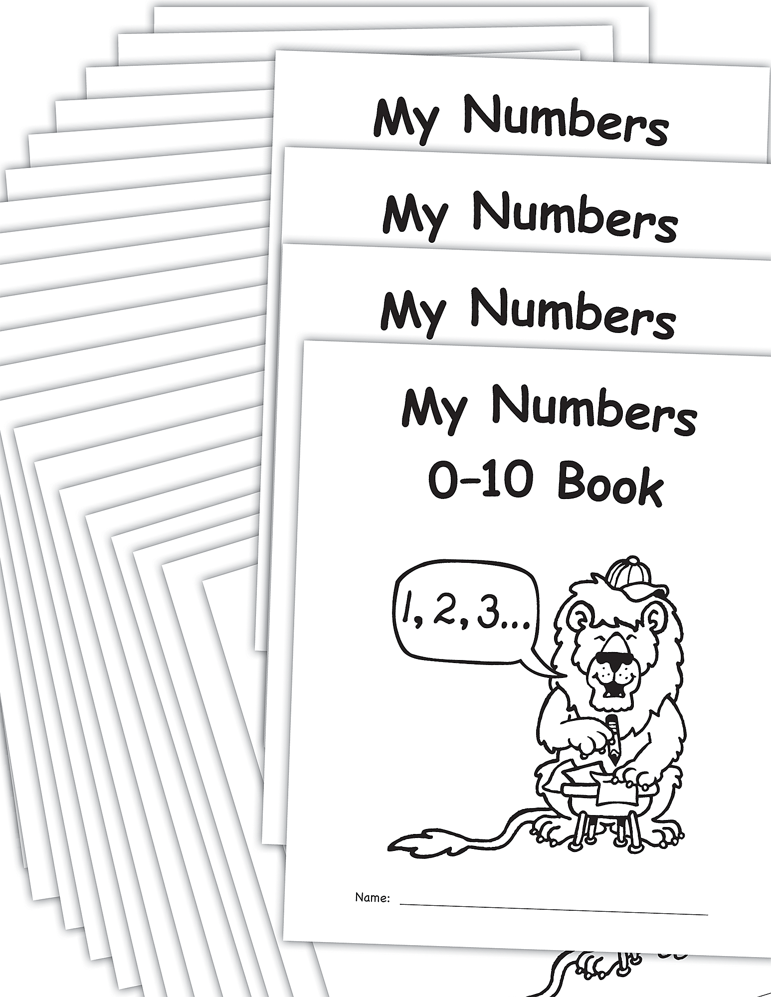 My Own Books™: My Numbers 0–10 Book, 25-pack