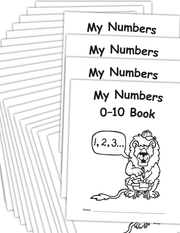 My Own Books™: My Numbers 0–10 Book, 25-pack