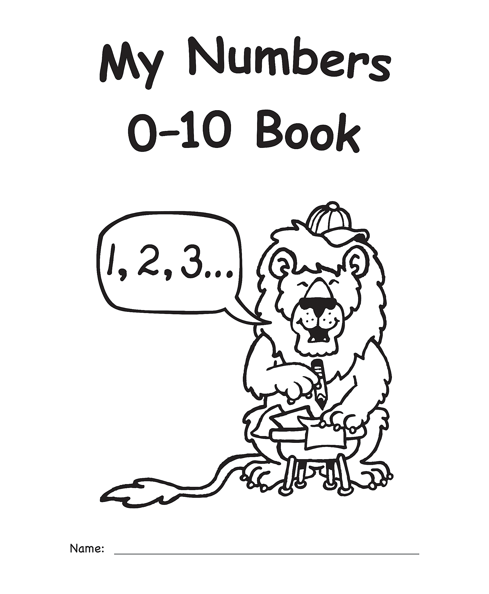 My Own Books™: My Numbers 0–10 Book, 25-pack