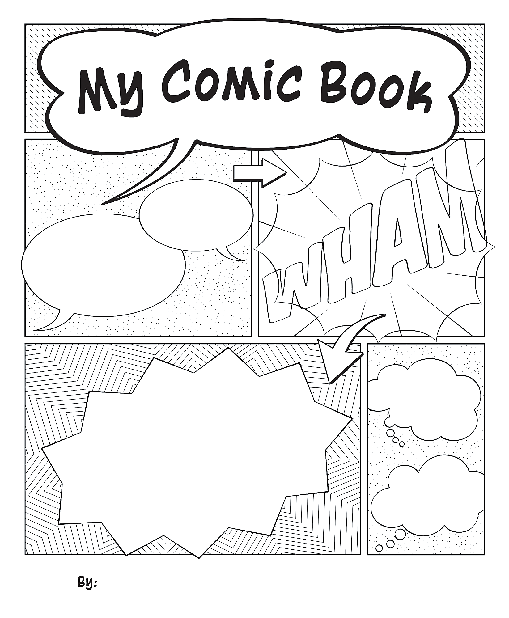 My Own Books™: My Comic Book, 25-pack