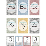 Classroom Cottage Alphabet Bulletin Board Set, 37 Pieces