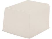 Small Square Cushion Organic Basic - Natural, 9.8"H
