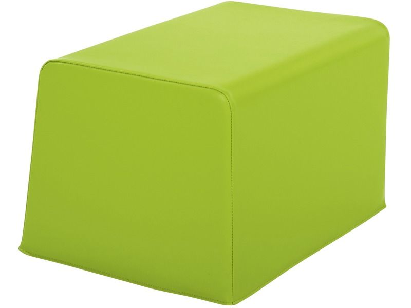 Small Square Cushion Organic Basic - Green, 12.6"H