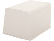 Small Square Cushion Organic Basic - Natural, 12.6"H