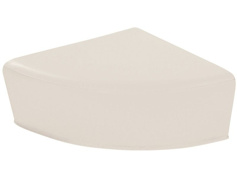 Quadrant Pouffe Organic Basic - Natural, 6.7"H