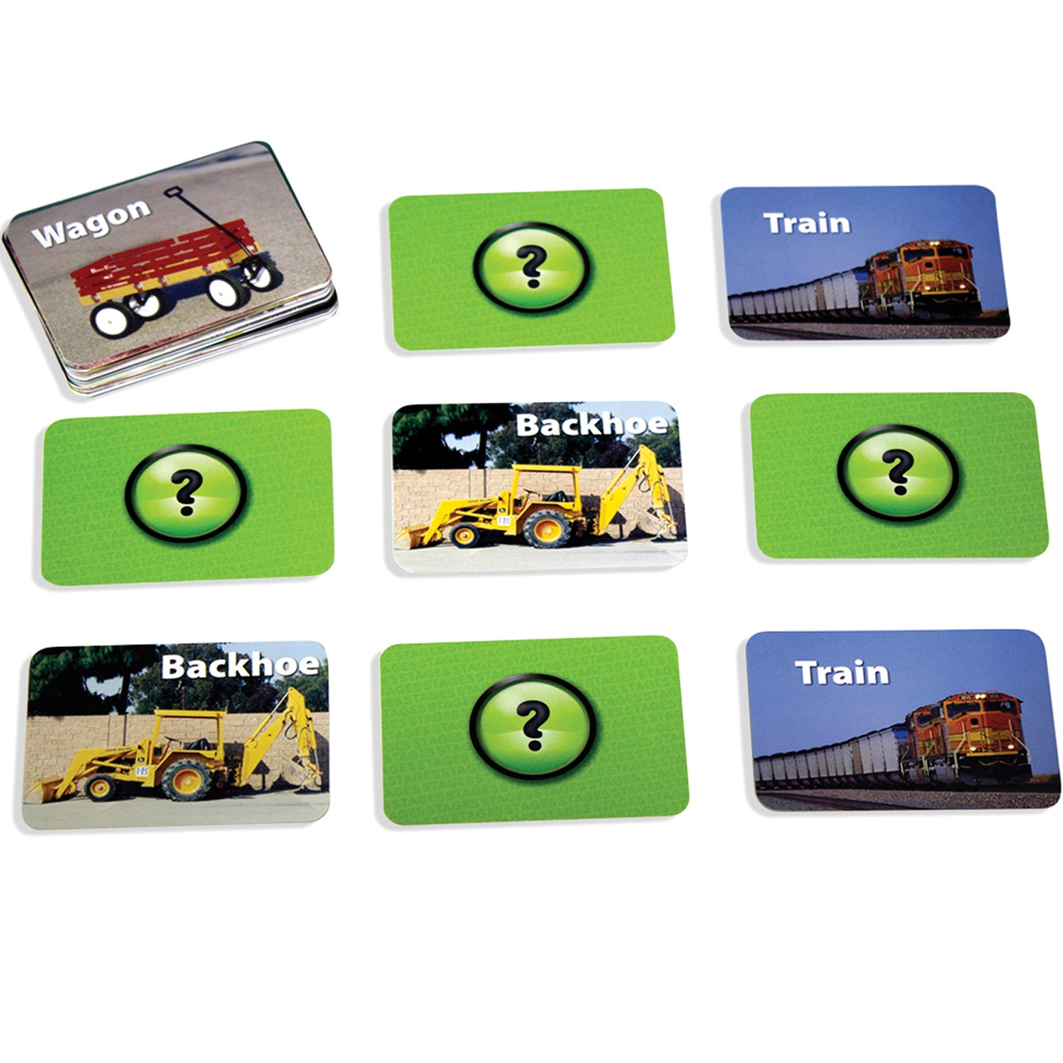 Photographic Memory Matching Game, Vehicles