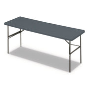 IndestrucTable® Classic Folding Table, Charcoal - 24" x 72"