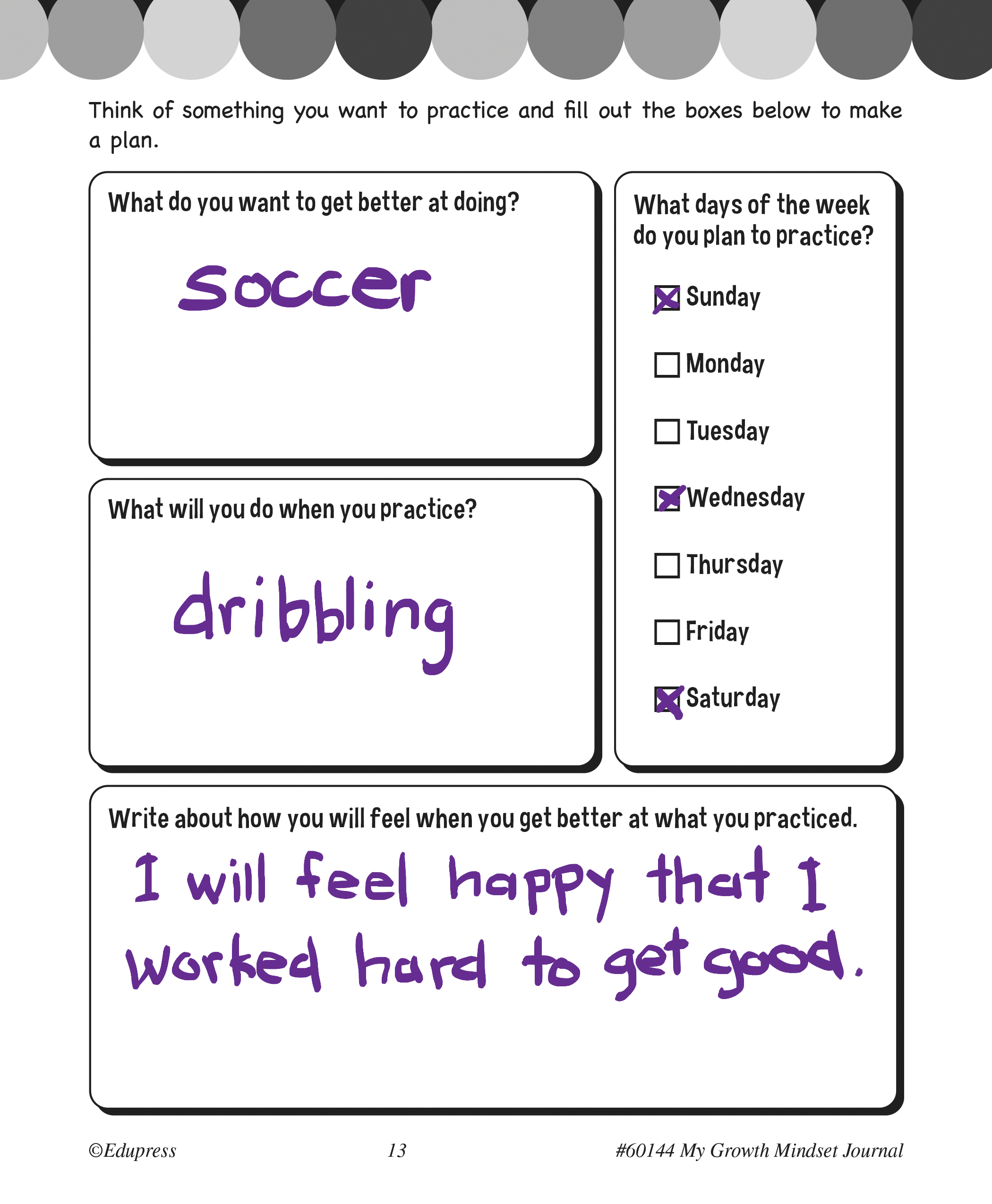 My Own Books™: My Growth Mindset Journal