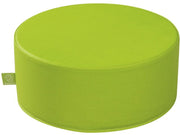 Round Pouffe Organic Basic - Green, 6.7"H