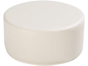 Round Pouffe Organic Basic - Natural, 6.7"H