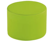 Round Pouffe Organic Basic - Green, 9.8"H