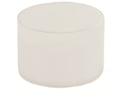 Round Pouffe Organic Basic - Natural, 9.8"H