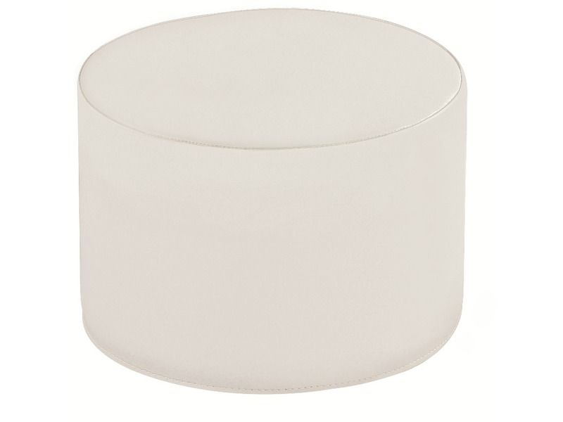 Round Pouffe Organic Basic - Natural, 9.8"H