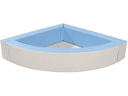 Small Corner Ball Pool Without Balls - Light Blue/Ivory