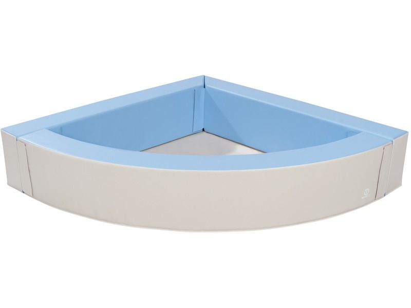 Small Corner Ball Pool Without Balls - Light Blue/Ivory