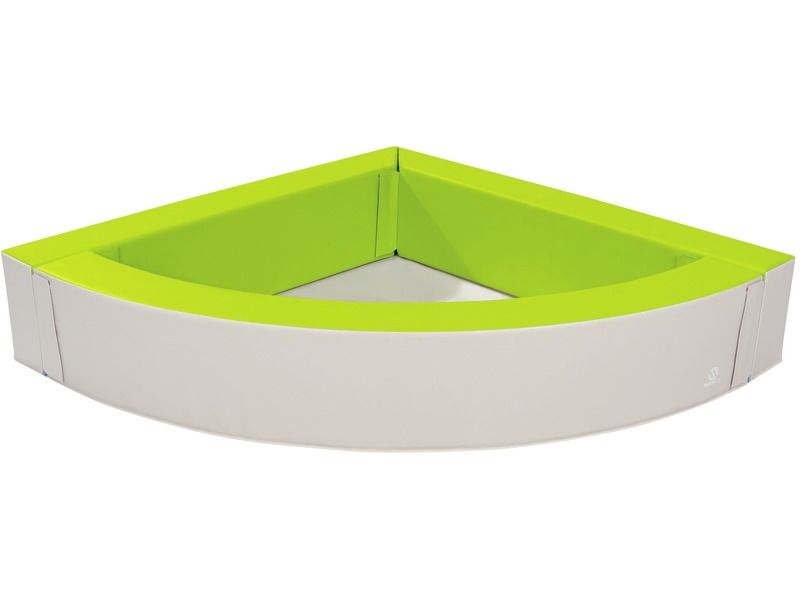 Small Corner Ball Pool Without Balls - Light Green/Ivory