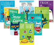 Pete the Cat® Holiday and Seasonal Poster Set
