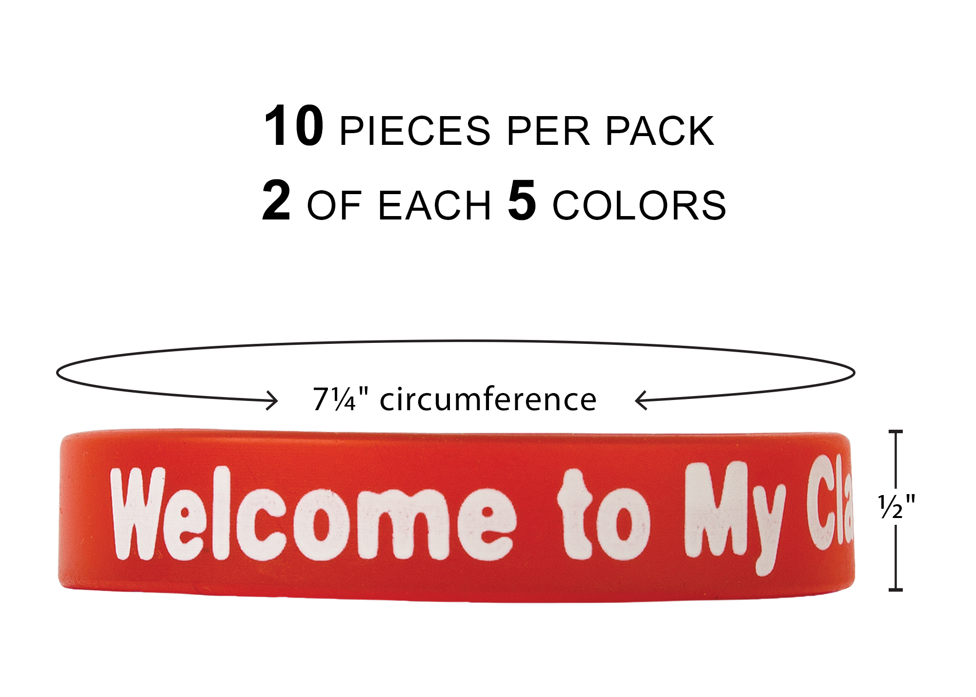 Welcome to My Class Wristbands