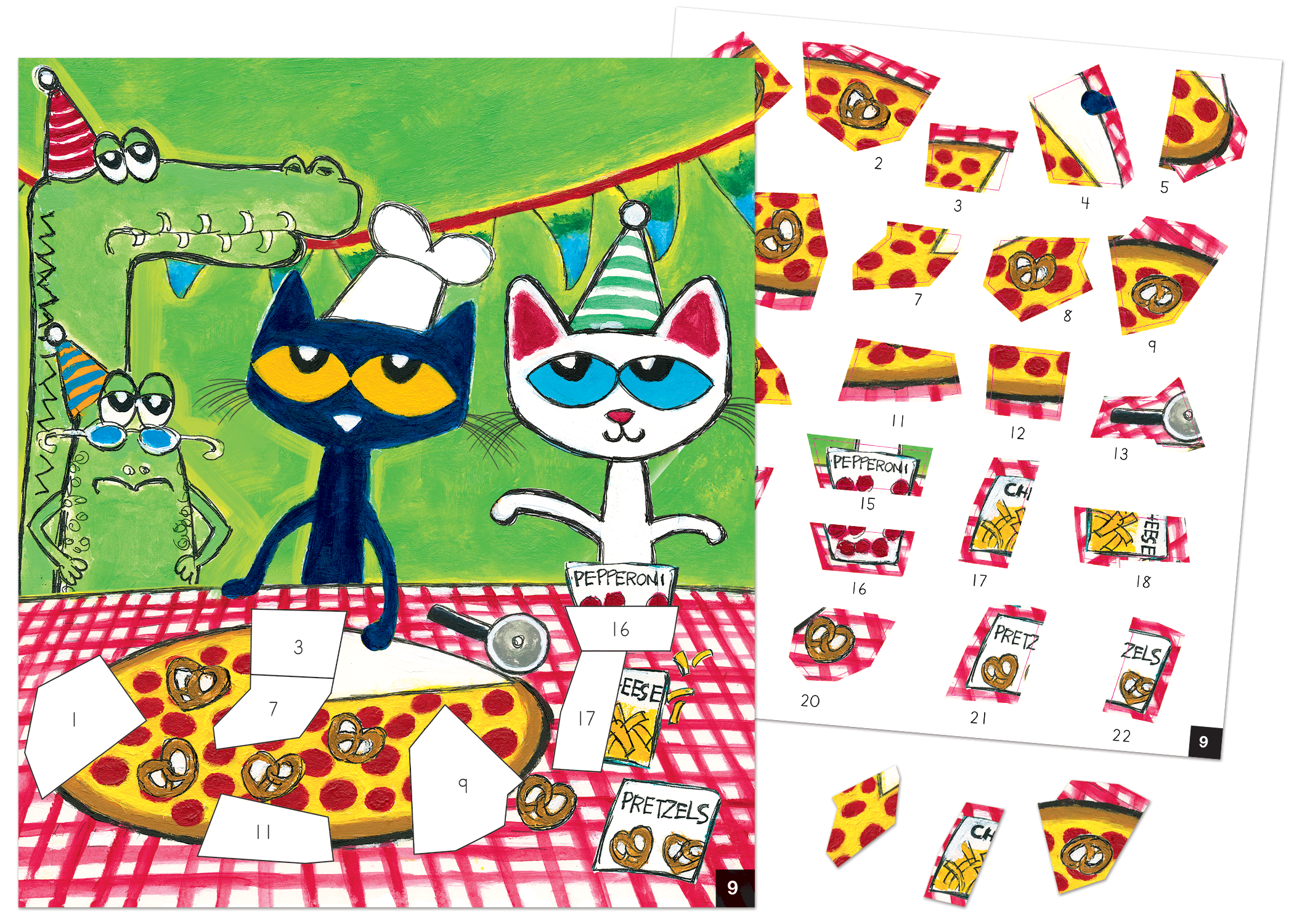 Pete the Cat® Modern Mosaics Stick to the Numbers