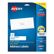 Easy Peel® Address Labels, Sure Feed™ Technology, Permanent Adhesive, 1" x 4", 500 Labels