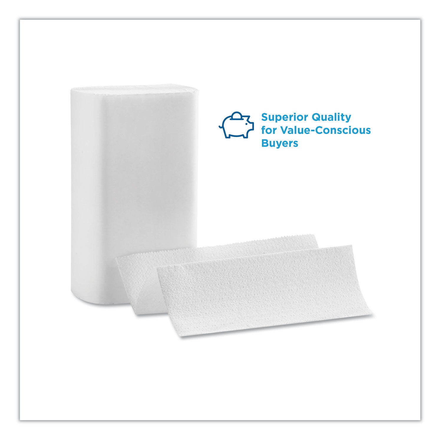 Pacific Blue Select Multifold Premium Paper Towels - 2 Ply - 9.50" Width x 9.25" Length - White - 125/Pack - 16 / Carton