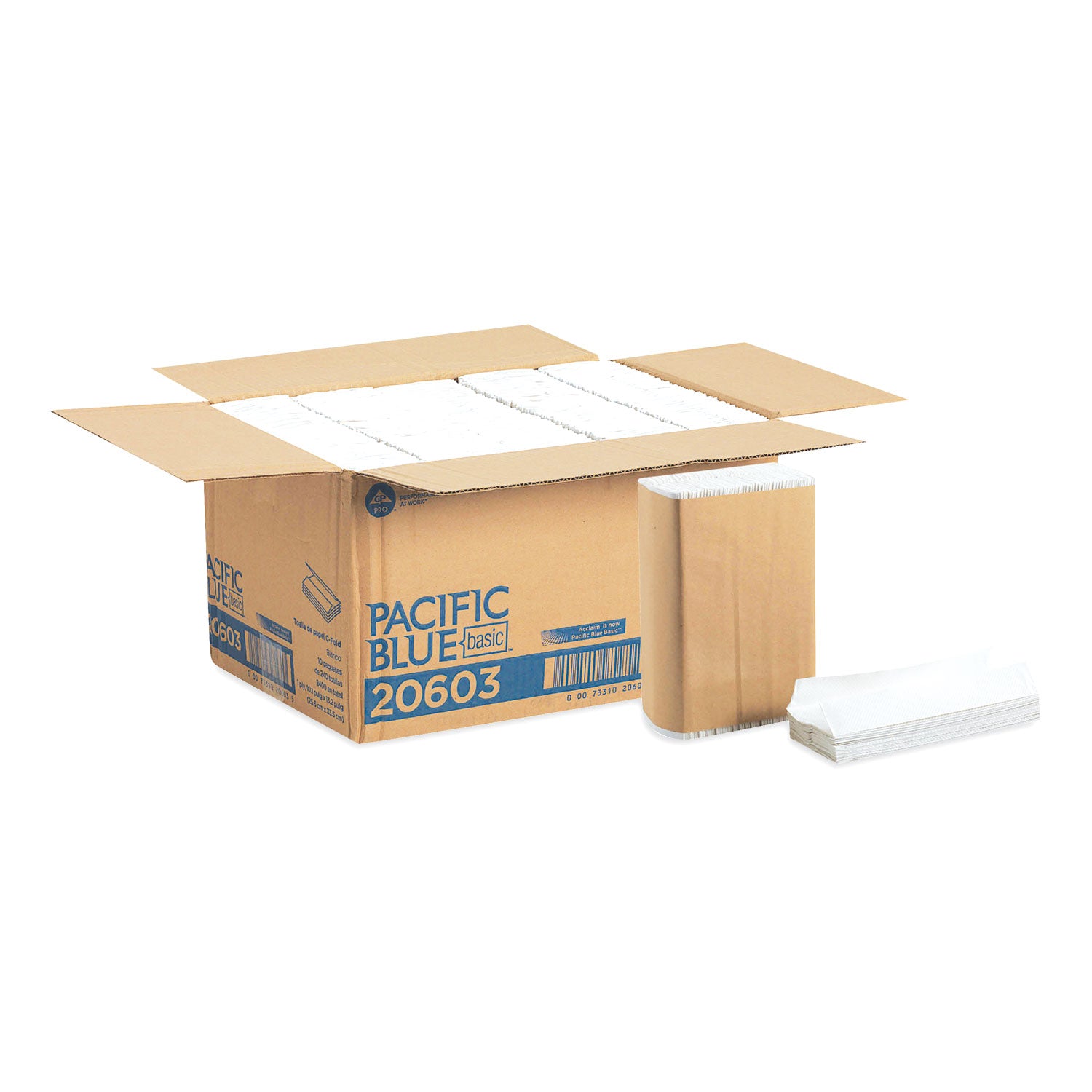 10.10" Width x 12.70" Length - White - 240/Pack - 10 / Carton