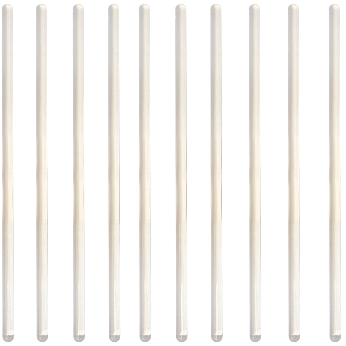 Friction Rod, Glass, Solid, 12", Pack of 10