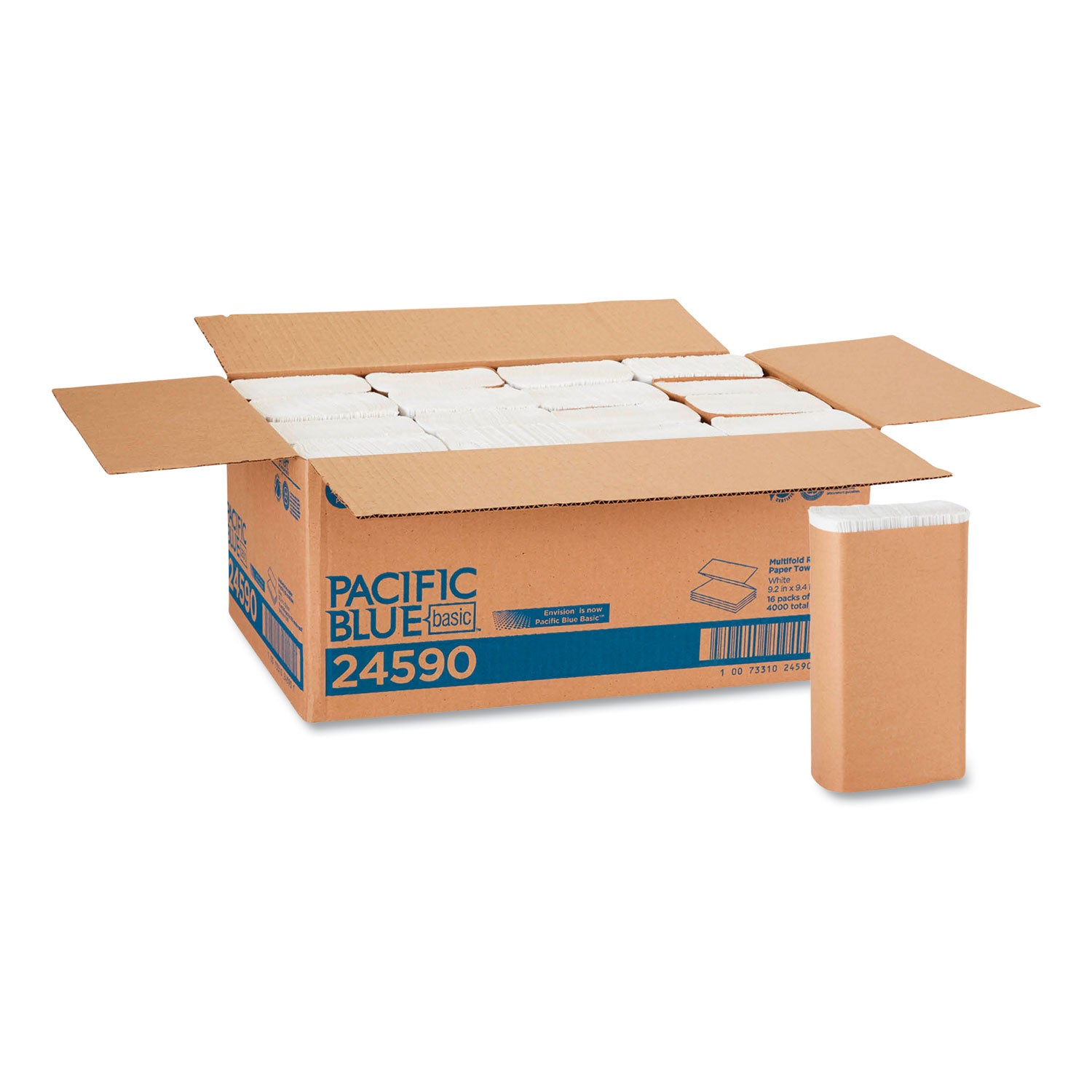 White - PaperPack - 250/Pack - 16 / Carton