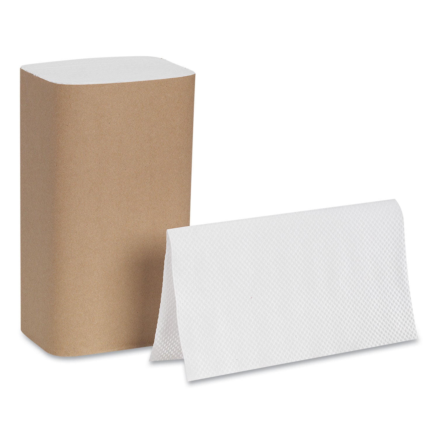 Pacific Blue Basic S-Fold Recycled Paper Towels - 9.25" Width x 10.25" Length - White - 250/Pack - 16 / Carton