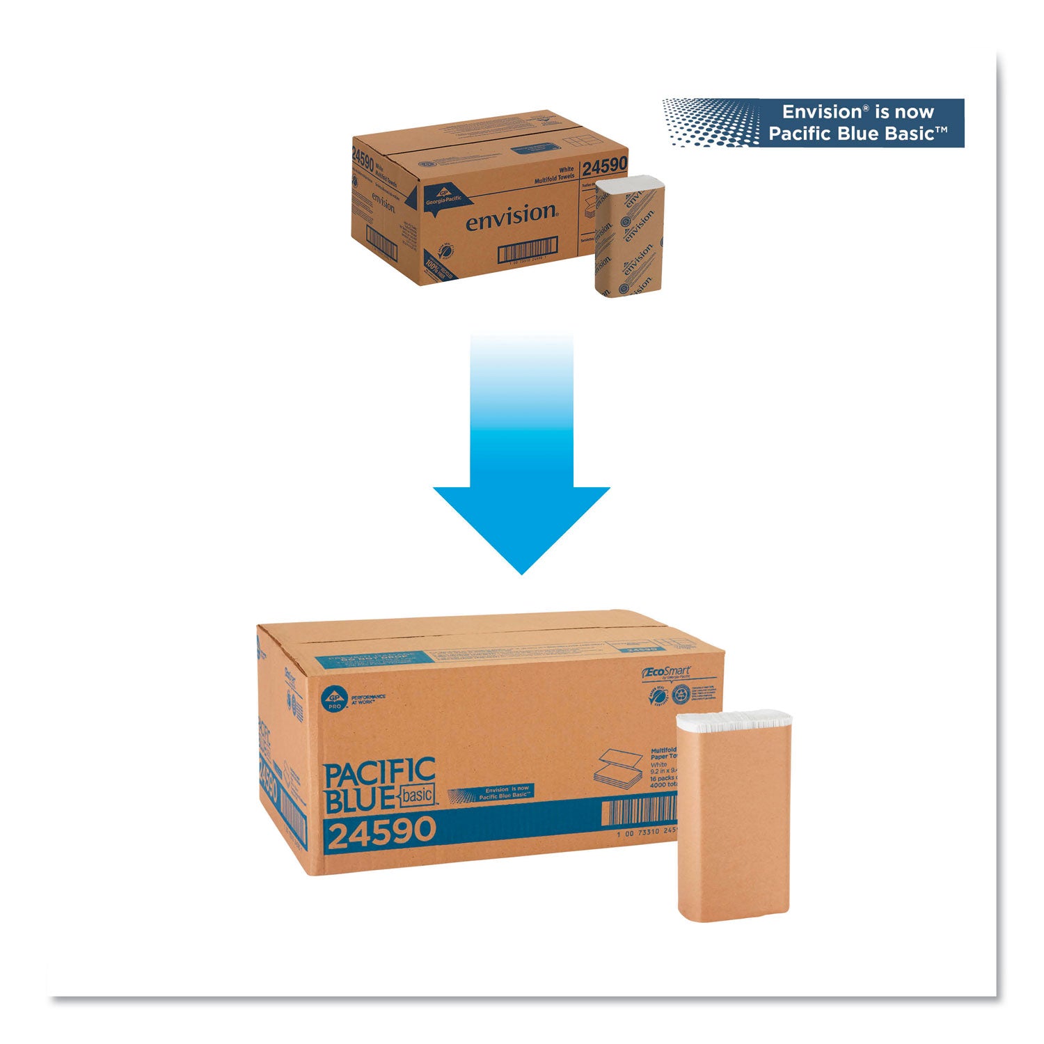 White - PaperPack - 250/Pack - 16 / Carton