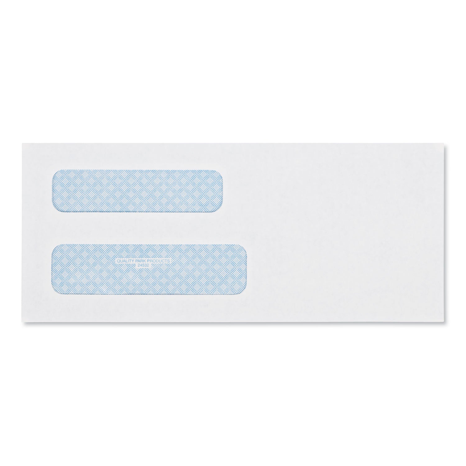 Double Window - #8 5/8 - 3 5/8" Width x 8 5/8" Length - 24 lb - Gummed - White - Wove - 500 / Box