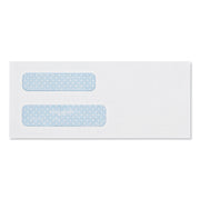 Double Window - #8 5/8 - 3 5/8" Width x 8 5/8" Length - 24 lb - Gummed - White - Wove - 500 / Box