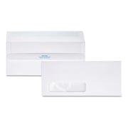Single Window - #10 - 4 1/8" Width x 9 1/2" Length - 24 lb - Self-sealing - White - Wove - 500 / Box