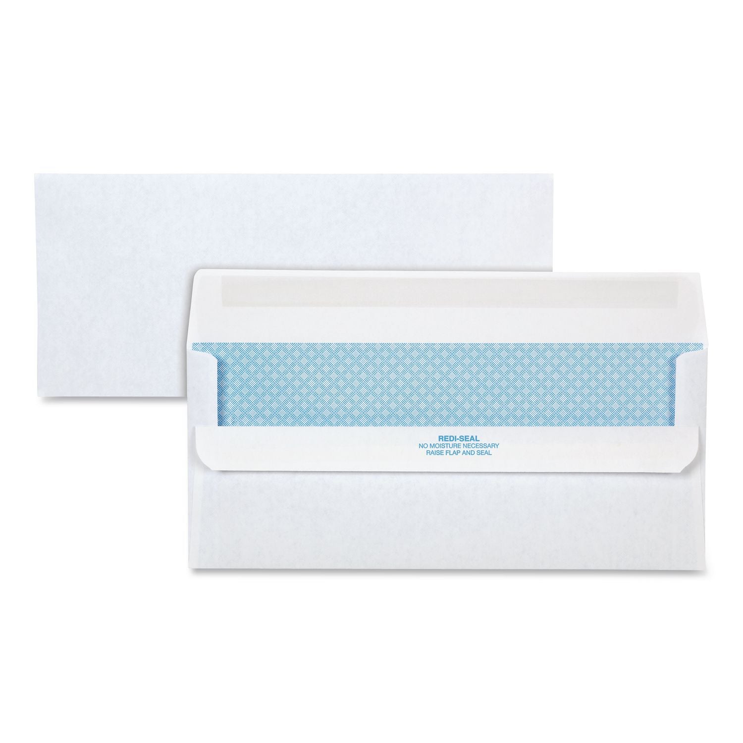 Security - #10 - 4 1/8" Width x 9 1/2" Length - 24 lb - Gummed - White - Wove - 500 / Box